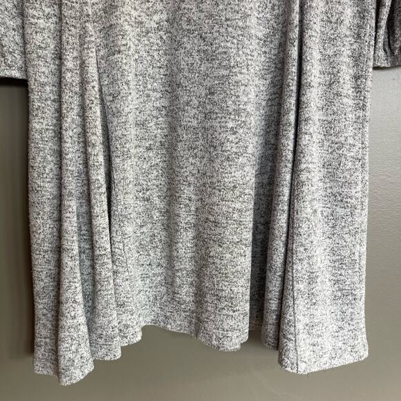 Anthropologie Saturday Sunday Demeter Hacci Mini Dress Size Medium Grey Soft - Picture 15 of 16